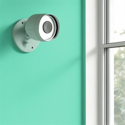 Joliet vivint camera facing a window